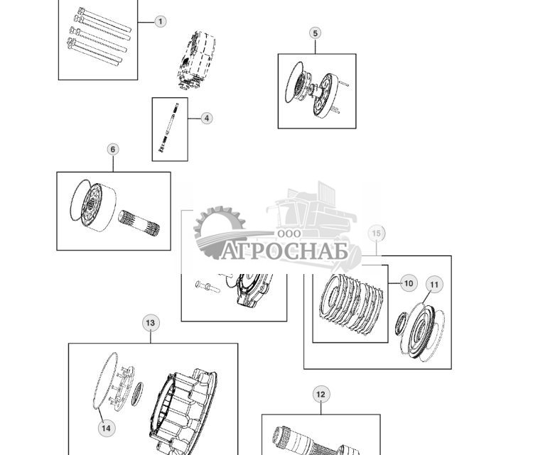Узлы мотора гидростатического привода (односкоростной) - ST23277 200.jpg